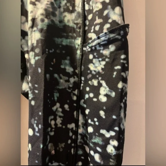 Lululemon FAST & FREE crop ii Leggings with NULUX 19”  in Pixel Haze Black ✔️ - Picture 8 of 9